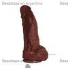 Dildo Cyberskin Mulato con ventosa N°3